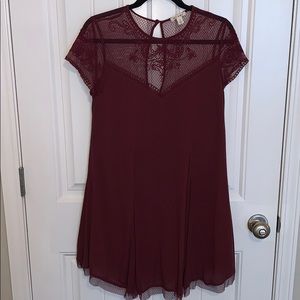 Maroon Dress